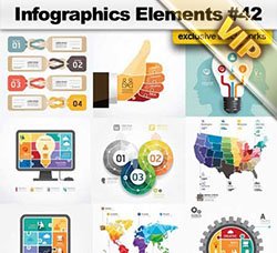 信息数据图表：Infographics Elements 42